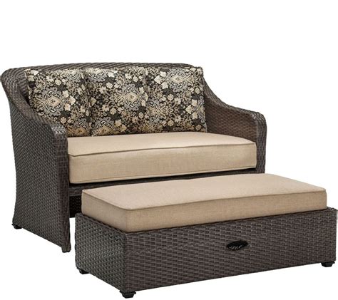 Hanover Cuddle Chair and a Half with Storage Ottoman — QVC.com