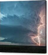 Supercell Thunderstorm And Lightning Photograph By Roger Hill Science