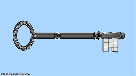 Skeleton Key 3d Model Cgtrader