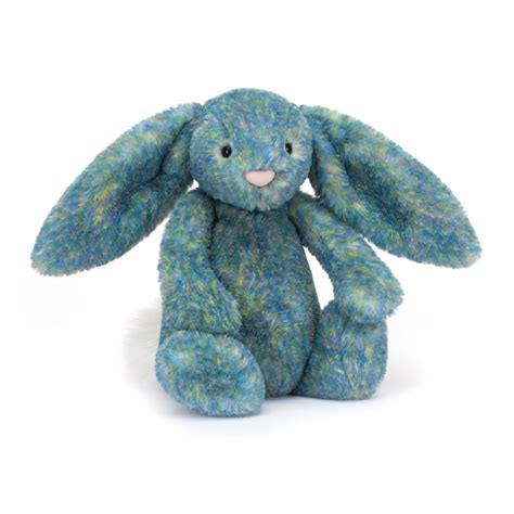 jellycat bashful luxe bunny azure shop  blue john gems