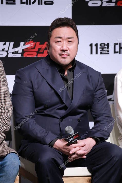 El Actor Coreano Estadounidense Ma Dong Seok Tambi N Conocido Como Don