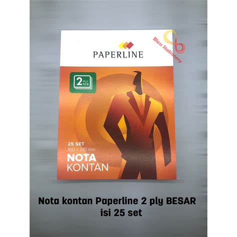 Jual Buku Nota Kontan Paperline Besar Ply Buku Nota Rangkap Buku