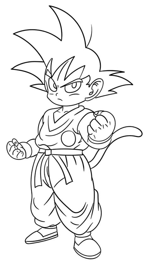 Dragon Ball Desenho Para Colorir