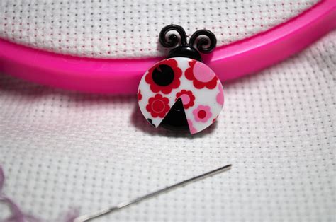 Ladybug Needleminder 1 Creatively Crafting