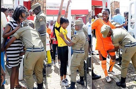 Women Searched At Entrance Of A Stadium In Uganda Photos Sports