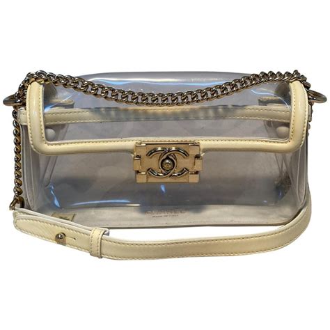 Chanel Clear Pvc Classic Flap Shoulder Bag At 1stdibs Chanel Clear