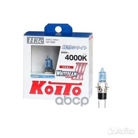 Лампа высокотемпературная Whitebeam H3c 12V 55W купить в Воронеже KOITO ...