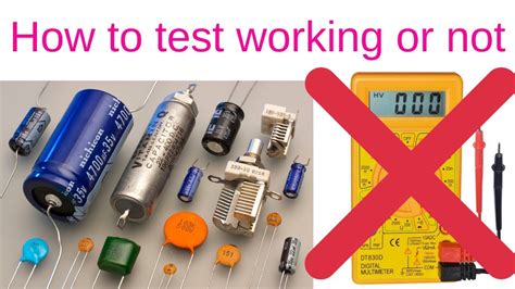 How To Test A Capacitor Without Multimeter Youtube