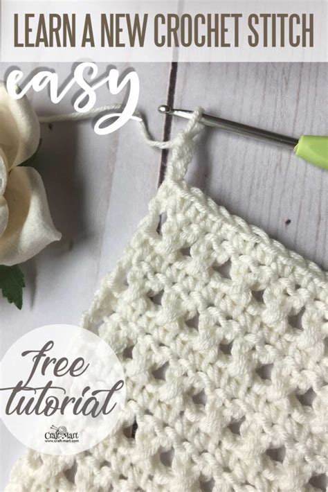 Learn To Crochet Crossed Double Crochet Tutorial Craft Mart