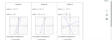 Solved For Each System Of Linear Equations Shown Below Chegg