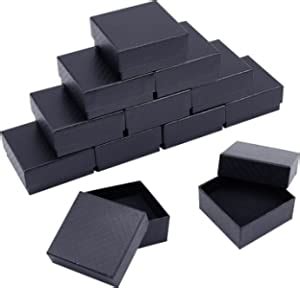 NBEADS 12 Pcs 7 5x7 5x3 5cm Cardboard Jewelry Boxes Paper Gift Box