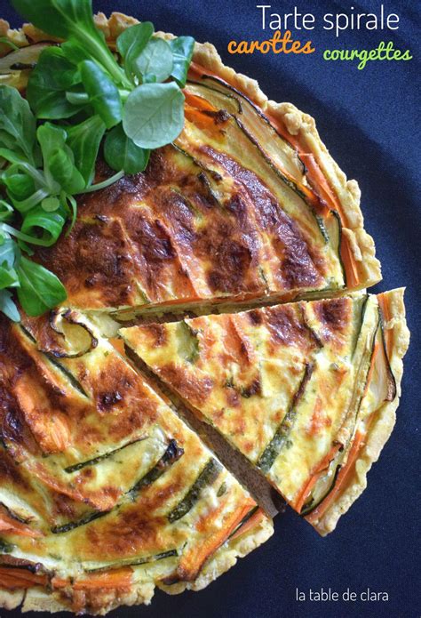 Tarte Spirale Aux Carottes Et Courgettes