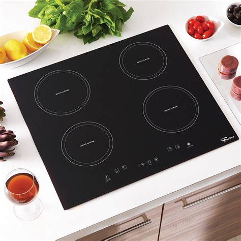 Fogão Cooktop 4 Queimadores Por Indução Mesa Vitrocerâmica 220V Fischer