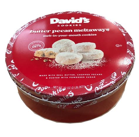 2 Packs David S Cookies Butter Pecan Meltaways 32 Oz 49578151813 EBay