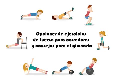 Opciones de ejercicios de fuerza para corredores y consejos para el gimnasio