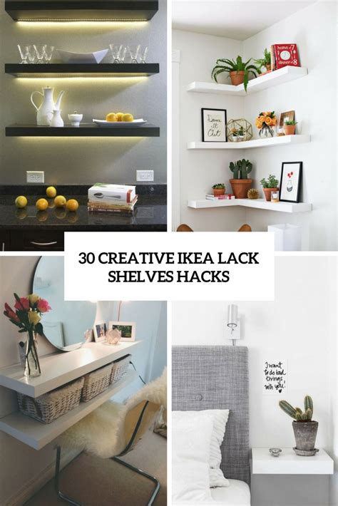 30 Creative Ikea Lack Shelves Hacks Alai