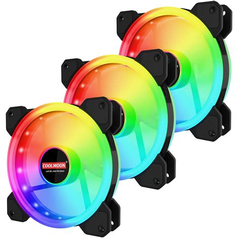 Buy RGB Case Fans CoolerPlayer 120mm 3 Pack Addressable Motherboard