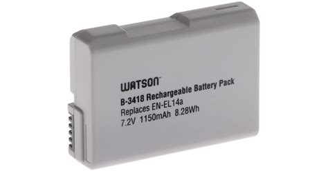 Watson En El A Lithium Ion Battery Pack V Mah B