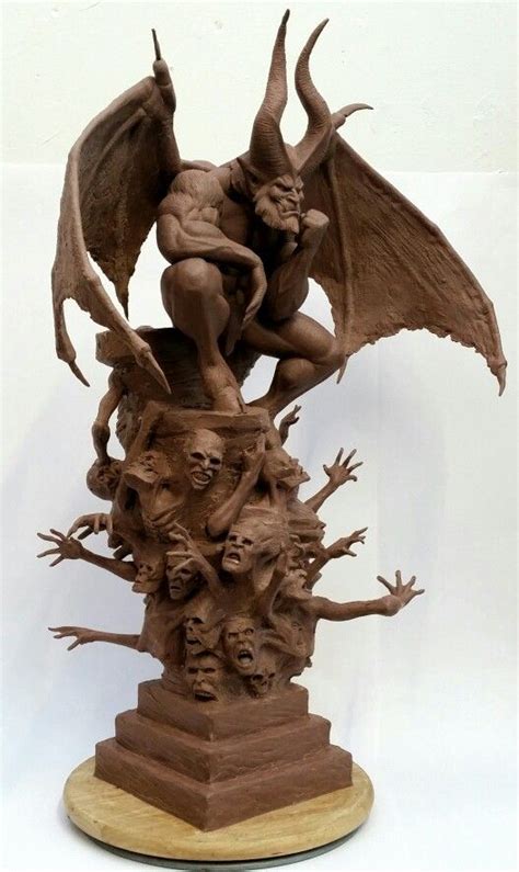 Monster Clay Sculpt Based On Artwork From Simon Bisleys Paradise Lost