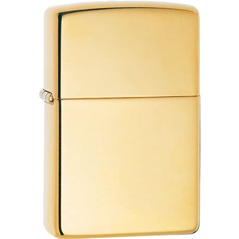 Zippo® High Polish Brass Lighter Engrave Tech