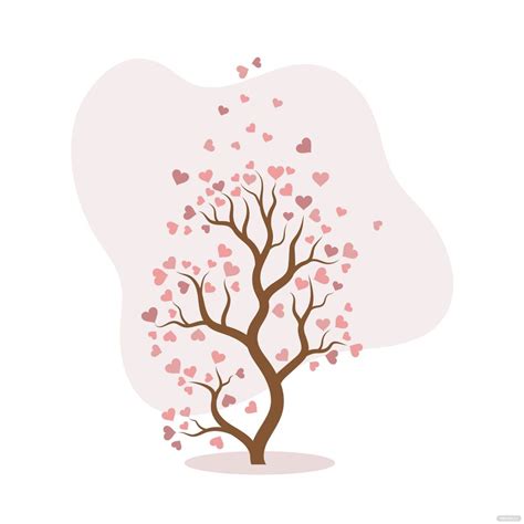 Love Tree Vector in Illustrator, SVG, JPG, EPS, PNG - Download ...