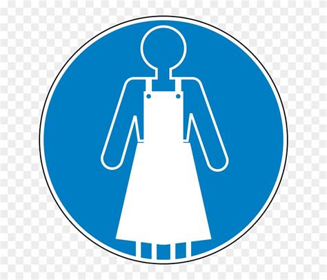 Apron Safety Blue Sign Symbol Icon Apron Symbol Free