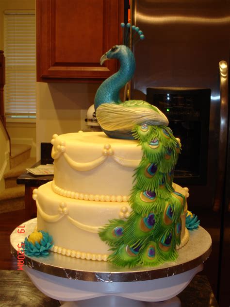 Peacock Wedding Cake Cakecentral