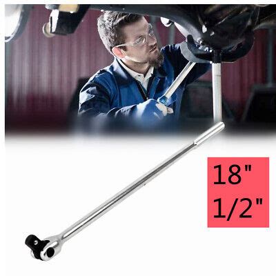 Inch Drive Breaker Bar Tool For Socket Wrench Cr V Steel Long