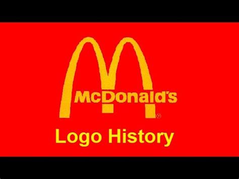 McDonald S Logo Commercial History YouTube