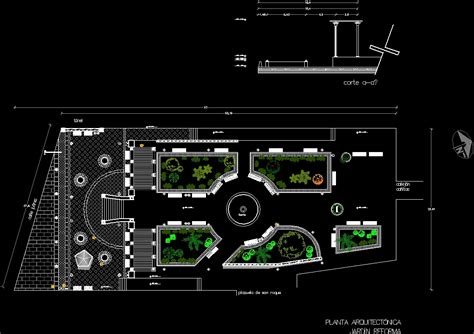 Jardin De La Reforma Historic Center Guanajuato Mexico DWG Plan For