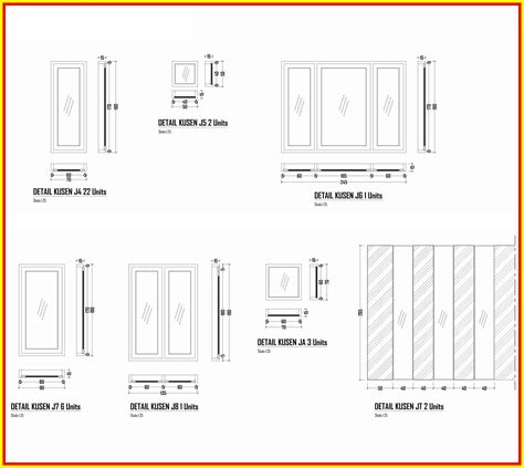 Ukuran Jendela Aluminium Detail Profil Ukuran Kusen Aluminium