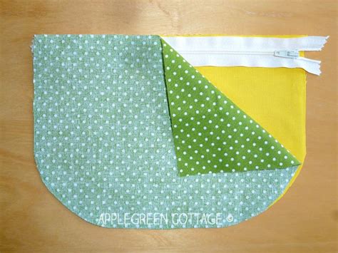 Zipper Pouch Tutorial With A Free Template Applegreen Cottage