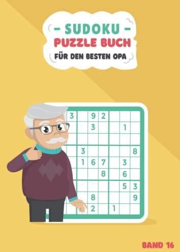 Sudoku Puzzle Buch für den besten Opa Band 16 300 Sudoku Rätsel mit