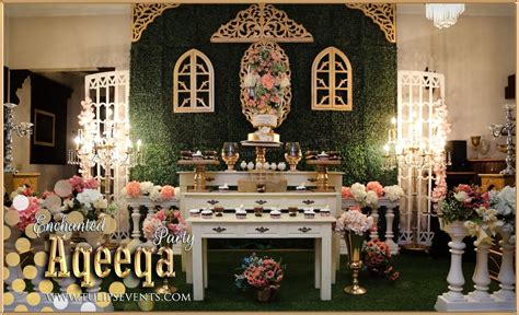 Gold Aqeeqa Party Decor Best Birthday Party Planner In Lahore