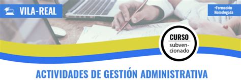 Curso ACTIVIDADES DE GESTIÓN ADMINISTRATIVA Formtec