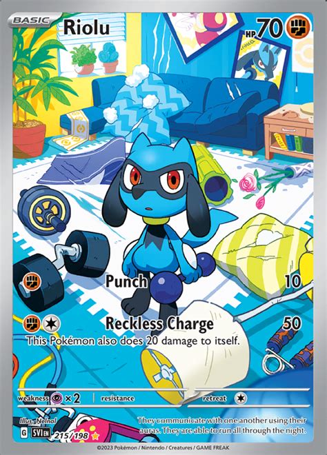 Riolu Scarlet Violet Illustration Rare Pokemon TCG DigitalTQ