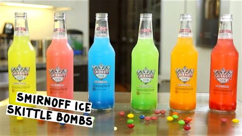 Smirnoff Ice Skittle Bombs - Tipsy Bartender