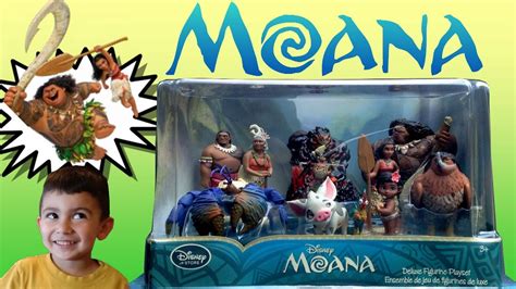 Nib Disney Collection Moana Figurine Figure Playset Toy Piece Set