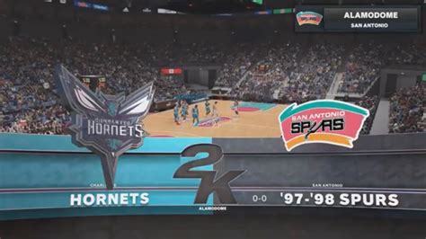 Nba 2k23 Play Now Online 97 98 San Antonio Spurs Vs 22 23