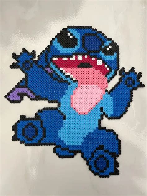 Pixel Art Perles A Repasser Stitch Et Son Coussin Eur Picclick Fr