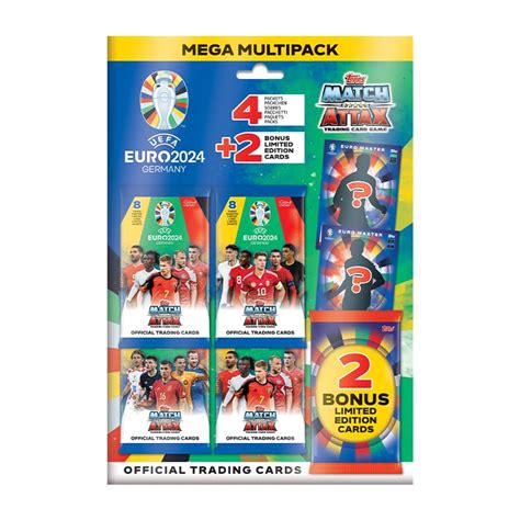 Buy Topps Official Euro Match Attax Mega Multipack Contains