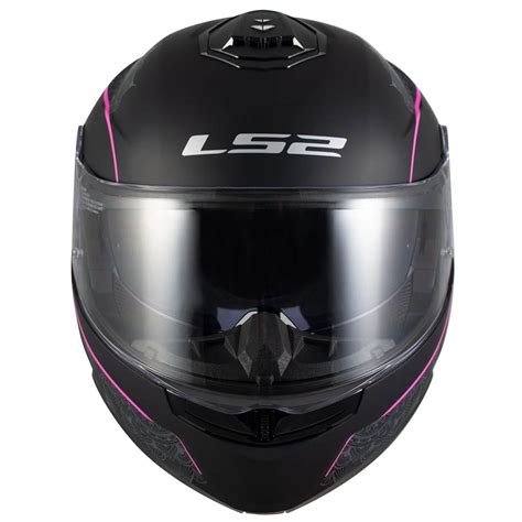 Casco LS2 FF908 Strobe II Lux Matt Black Pink Bluetooth V2Cascos