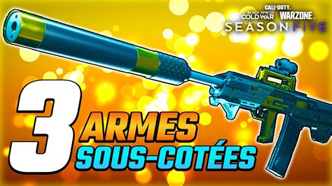 Les 3 Armes Les Plus Sous Cotees Sur Warzone En Saison 5 Rechargee