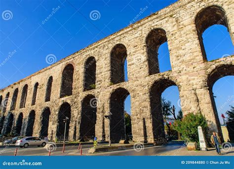 Aqueduct of Valens, a Roman Aqueduct Bridge in Istanbul, Turkey ...