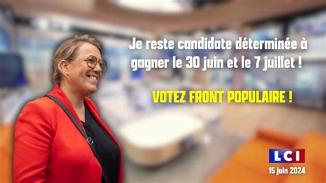 Je Suis La Candidate D Termin E Gagner Le Juin Votez Front