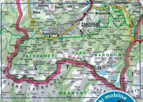 Tatry Polskie Mapa SkŁadana Foliowana E Map