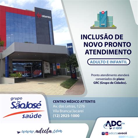 ADCCTA COMUNICADO SÃO JOSÉ SAÚDE Novo Pronto Atendimento