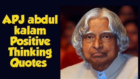 Dr Apj Abdul Kalam Positive Thinking Quotes Thinking Positive Life