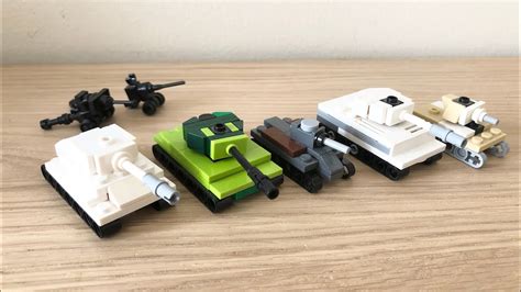 How To Build Mini LEGO Tanks YouTube