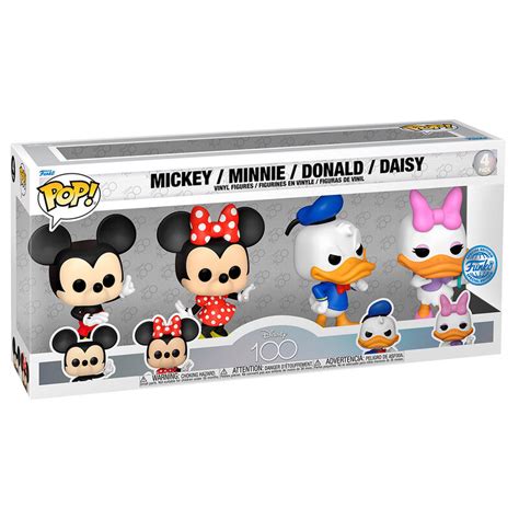 POP pack 4 figures Disney 100th Anniversary Disney Classic Exclusive ...